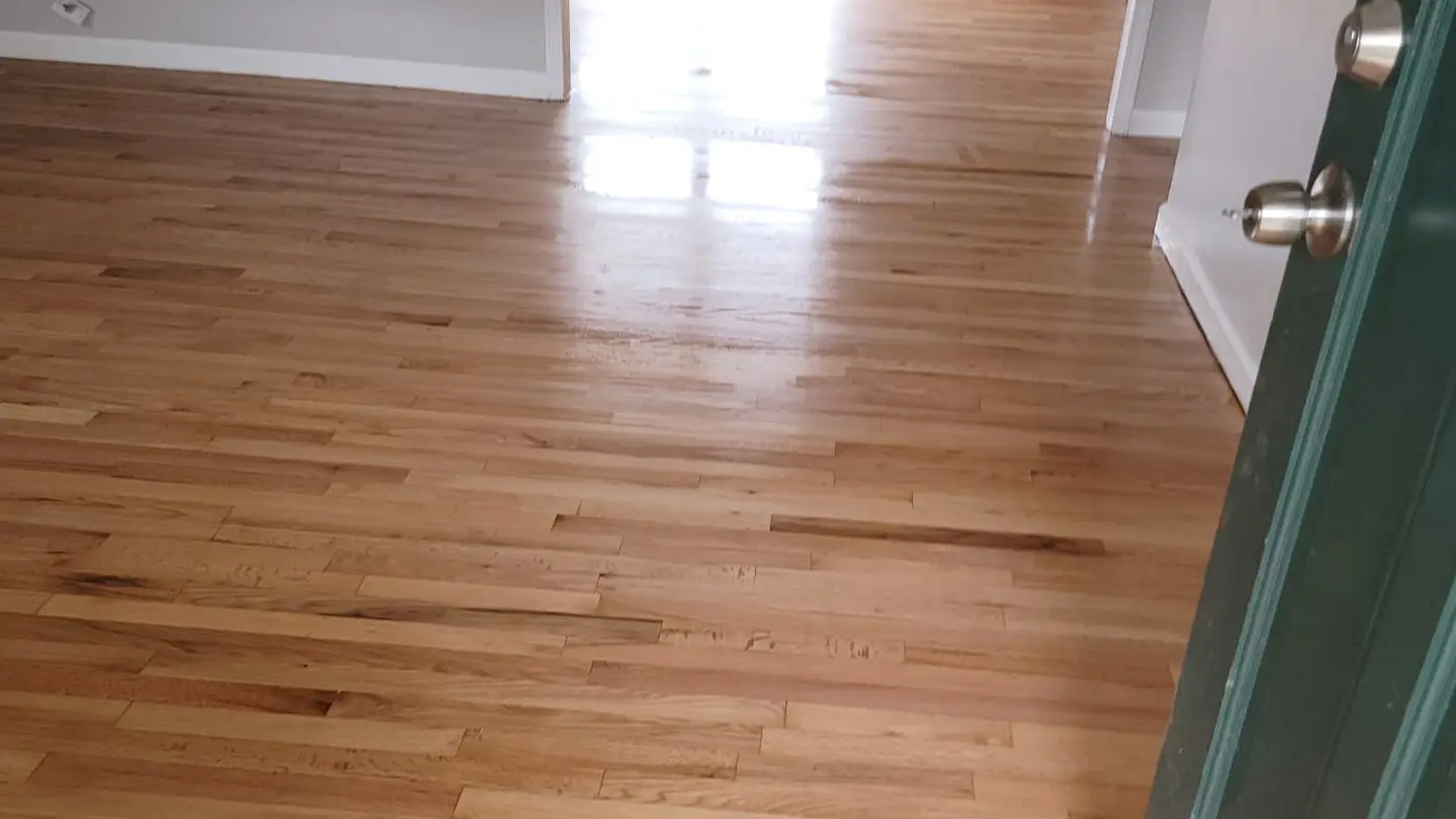 Hardwood floor detail