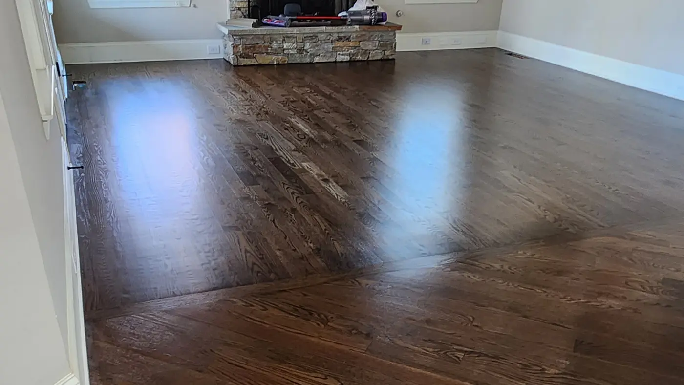 Residential floor refinishing